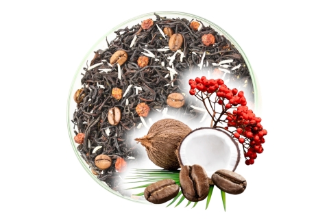 Herbata Czarna Kenya z Ziarnem Kawy DUBLIN (OT) (50g) Irlandzka Magia Smaku